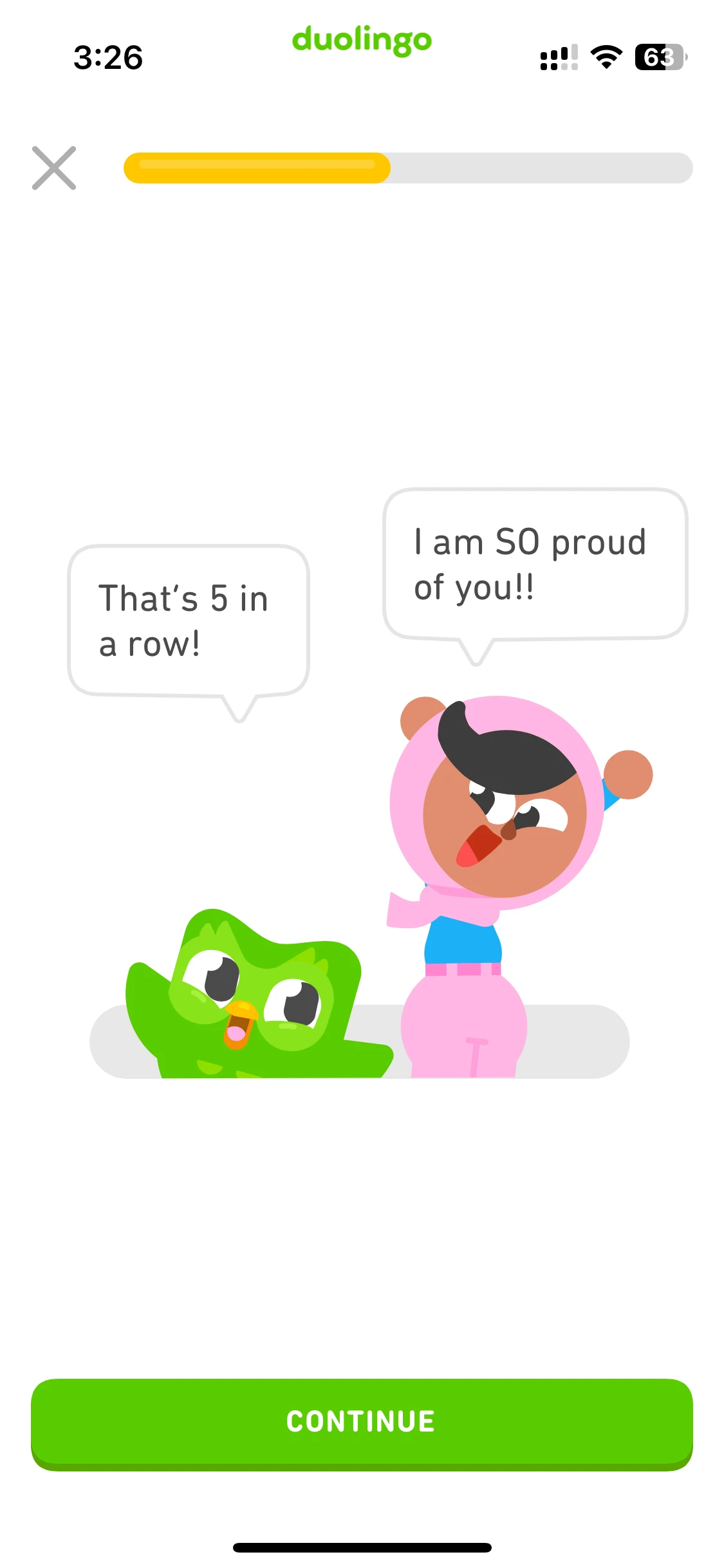 Duolingo app screenshot
