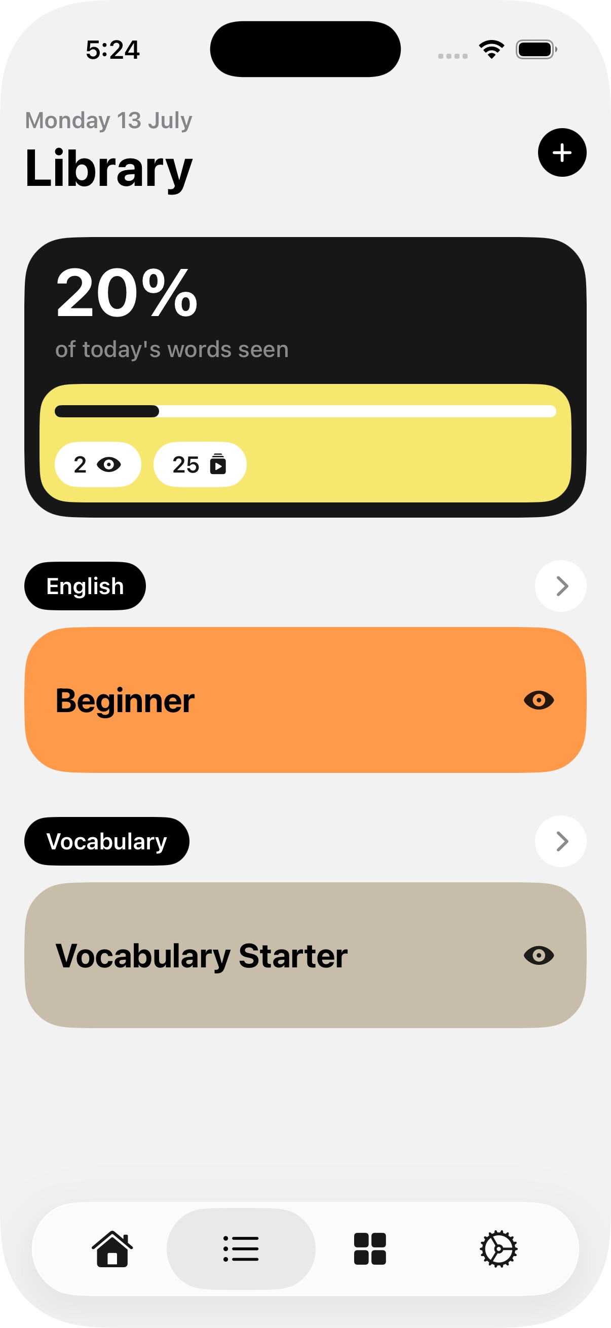 Glancealot app screenshot